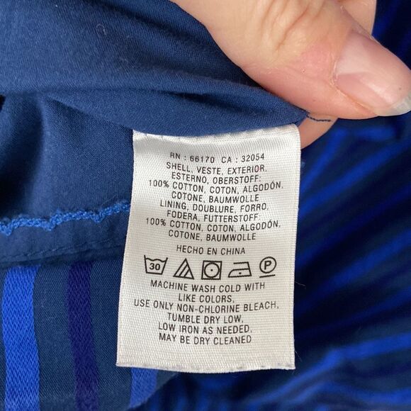 Anthropologie HD in Paris Blue Striped Shift Dress size 4 - Picture 7 of 8